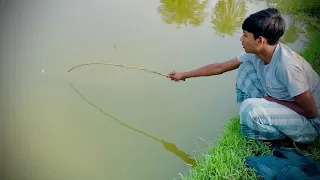 Hook Fishing ~ Fishing With Hook Traditional Hook Fishing || Village Daily Life ~ Part-1 🥰🥰