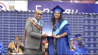 Fijian Minister for Employment officiates as chief guest at the 2018 FNU CEST Graduation Ceremony