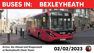 London buses in Bexleyheath 02/02/2023