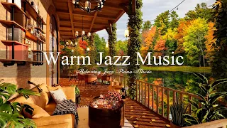 Уютная осенняя кофейня с приятной джазовой музыкой для отдыха/учебы/работы до #16