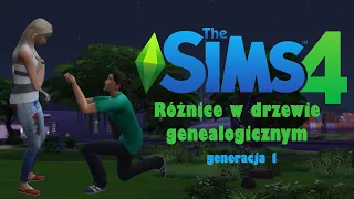 TS4 - Różnice w drzewie genealogicznym ♦ generacja 1 🌱  FILMIK ZARĘCZYNOWY 💍 - Aster i Mikołaja 👫