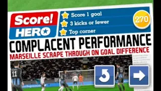 Score Hero Level 270 (3 Stars) Walkthrough - Totenham Hotspur vs Olympique de Marseille