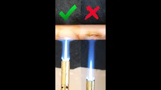 SOLDERING MISTAKE #6 (flame position)