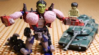 Transformers Movie Animation Nemesis Prime, Hulk Superhero & LEGO Robot Truck Car Toys!
