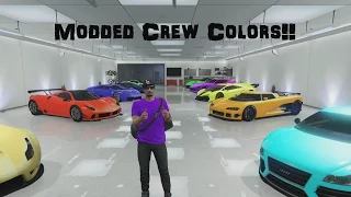 GTA 5 Online Modded Crew Colors