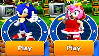 Sonic Dash Sonic VS LEGO Amy Gameplay (iOS, Android) Part 1