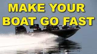 How To Make Your Boat Go Faster | Fast Bass Boat