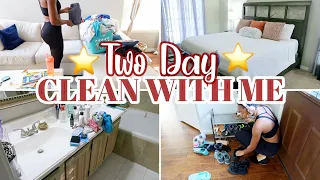 *TWO DAY* CLEAN WITH ME | CLEANING MOTIVATION