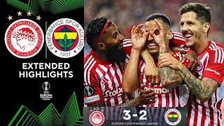 Ολυμπιακός Φενερμπαχτσέ (3-2) Highlights Conference League league 2024 | Olympiacos - FB  Maç Özeti