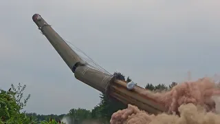 Mount Tom Power Plant 370’ Windscreen and Flue - Controlled Demolition, Inc.