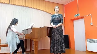 Коротеева Ангелина; М. Глинка "Не щебечи, соловейко"