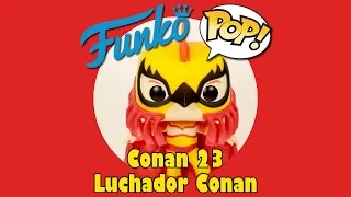 Luchador Conan O'Brien Funko Pop unboxing (Conan 23) Gamestop exclusive