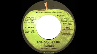 1973 HITS ARCHIVE: Live And Let Die - Paul McCartney & Wings (a #1 record--stereo 45)