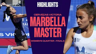 Quarter - Finals Higthlights Sánchez/Josemaría Vs Mesa/Jensen Cervezas Victoria Marbella Master 20