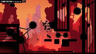 Super Meat Boy Forever Chipper Grove Dark World Level 6