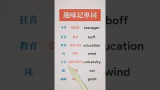 Learn Chinese for beginners - basic Chinese - Chinese vocabulary #Chinese #Study #Shorts #1373