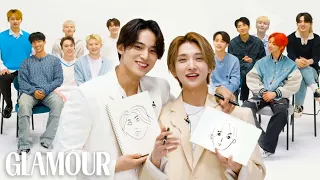 SEVENTEEN (세븐틴) Take a Friendship Test | Glamour