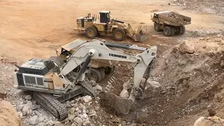 Huge Liebherr 984 Excavator And Caterpillar 992G Loading Dumpers - Sotiriadis/Labrianidis