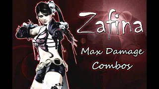 Tekken 7 | Zafina Advanced Combos |  SCR DF4 New Max Damage Combos