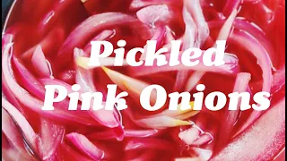 Pink Pickled Onions