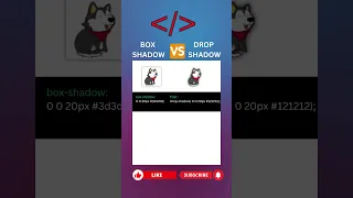 Day 1 | The Difference Between Box Shadow & Drop Shadow In CSS 🔥