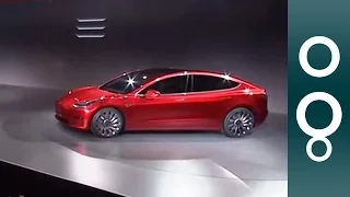 Elon Musk Unveils "Cheap" Tesla Model 3