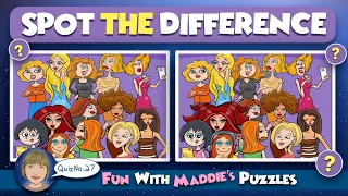 Spot the Difference, Find The Difference, 10 Fun Puzzle Quiz, No.27 #spotthedifference #KidsPuzzles