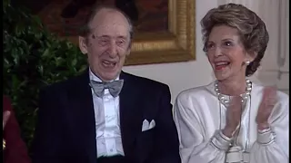 Vladimir Horowitz performance (excerpts) and President Reagan's remarks on October 5, 1986