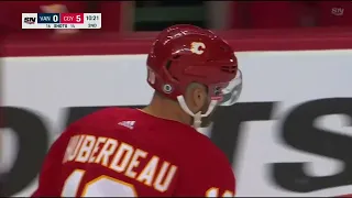 Jonathan Huberdeau 5-0 Goal vs Vancouver Canucks | September 24, 2023 | Preseason