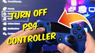 How To Turn Off PS4 Controller Without Console 2023! | Forcefully Turn Off Controller