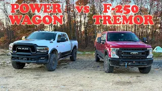 Power Wagon vs F-250 Tremor 4x4 Off-Road - Articulation Comparison