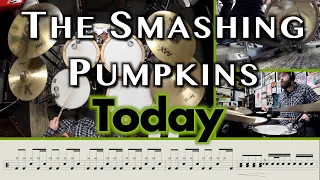 How To Play 'Today' By The Smashing Pumpkins Note For Note [Drums & Notation]