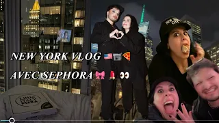 New York trip avec Sephora 🇺🇸❤️💄pizza,gym faciale,se faire des amis 🎀