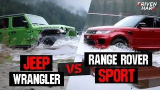 Jeep Wrangler Rubicon JL vs Range Rover Sport L494 Off Road