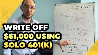 How to Avoid Taxes with Solo 401k - Discover How to Write Off $61,000 In 1 Simple Step