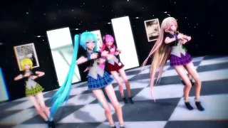 【MMD】一騎当千Ikkitousen 【TDA改変ルカミクグミIAリン】