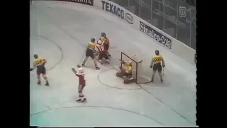 1977 - WC - Pierre Larouche Scores for Team Canada