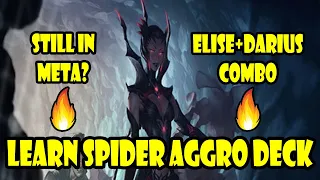 Elise Deck | Spider Aggro | LoR | Legends of Runeterra | Elise Darius Aggro Deck