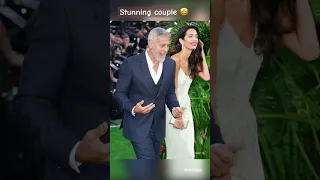 George & Amal Clooney are such a stunning couple #shorts #georgeclooney #amalclooney #powercouple