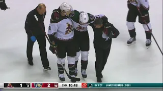 Radko Gudas vs Ryan Dzingel NHL Scrap After Timmins Gets Injured