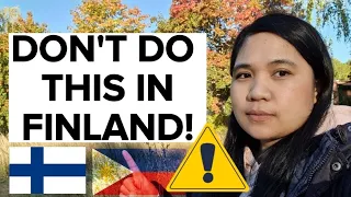 Don't do this in Finland! | Irene T. Official
