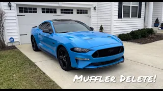 2022 Mustang GT Muffler Delete Review (Revs & Accelerations)
