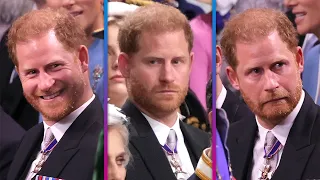 Prince Harry's Facial Expressions Go Viral During King Charles' Coronation