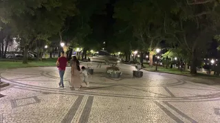 Mirandela à noite. Andar sem medo. Paraíso em Portugal.