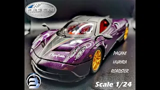 [REVIEW] CHEZHI 1/24  - Pagani Huayra  Roadster Alloy Diecast  Car Model