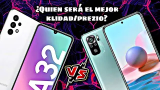 Samsung Galaxy A32 Vs Redmi Note 10 ¿CUAL ES MEJOR? Comparativa en Español 🔥