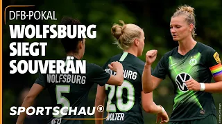 DFB-Pokal: Wolfsburg zieht mit Gala-Vorstellung ins Finale ein | Sportschau