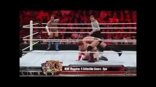 WWE RAW 3/5/12 Sheamus & CM Punk vs. Daniel Bryan & Chris Jericho w/ AJ