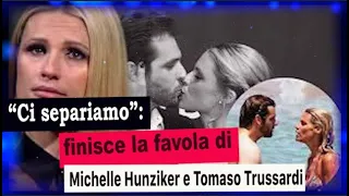 “Ci separiamo”: finisce la favola di Michelle Hunziker e Tomaso Trussardi