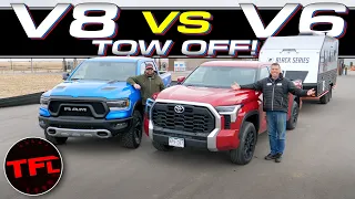 V8 vs Twin-Turbo V6: Can You Guess Which Of These Two Trucks Uses Less Fuel When Towing?